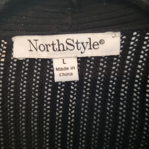 NorthStyle Elegant Black Cardigan, 14/16 FREE SHIPPING! - Picture 5 of 7